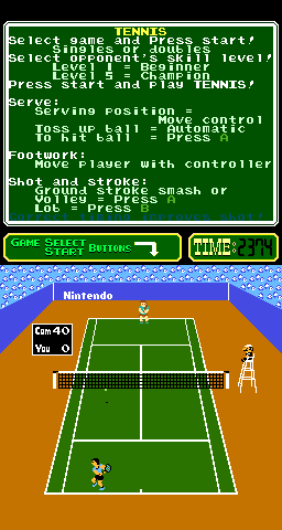 PlayChoice-10: Tennis